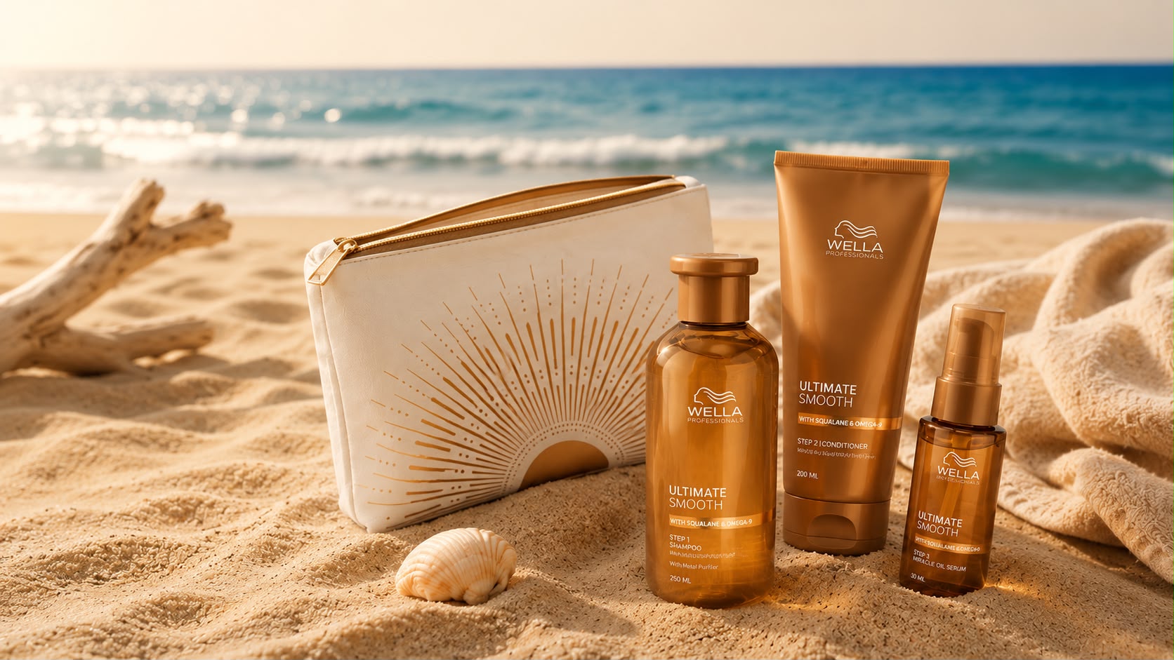 Wella Ultimate Smooth paket + poklon neseser - akcija